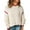 Beige, variant on Breezora Women's Crew Neck Pullover Sweater Trendy Lightweight Knit Top Cozy Casual Long Sleeve L Size Beige