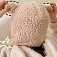 thumbnail image 3 of Gorros con capucha de piel sintética de invierno, bufandas y guantes., 3 of 5