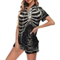 thumbnail image 2 of Halloween Pajamas for Women Set Pajamas for Family Pajamas Matching Set Short Sleeve T Shirt and Pants Day Pajama, 2 of 4