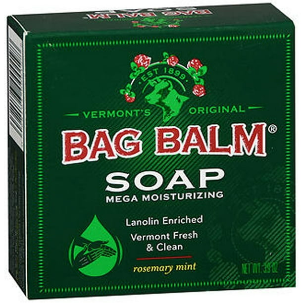 Bag Balm Mega Rosemary Mint Moisturizing Soap, 3.90 Oz.