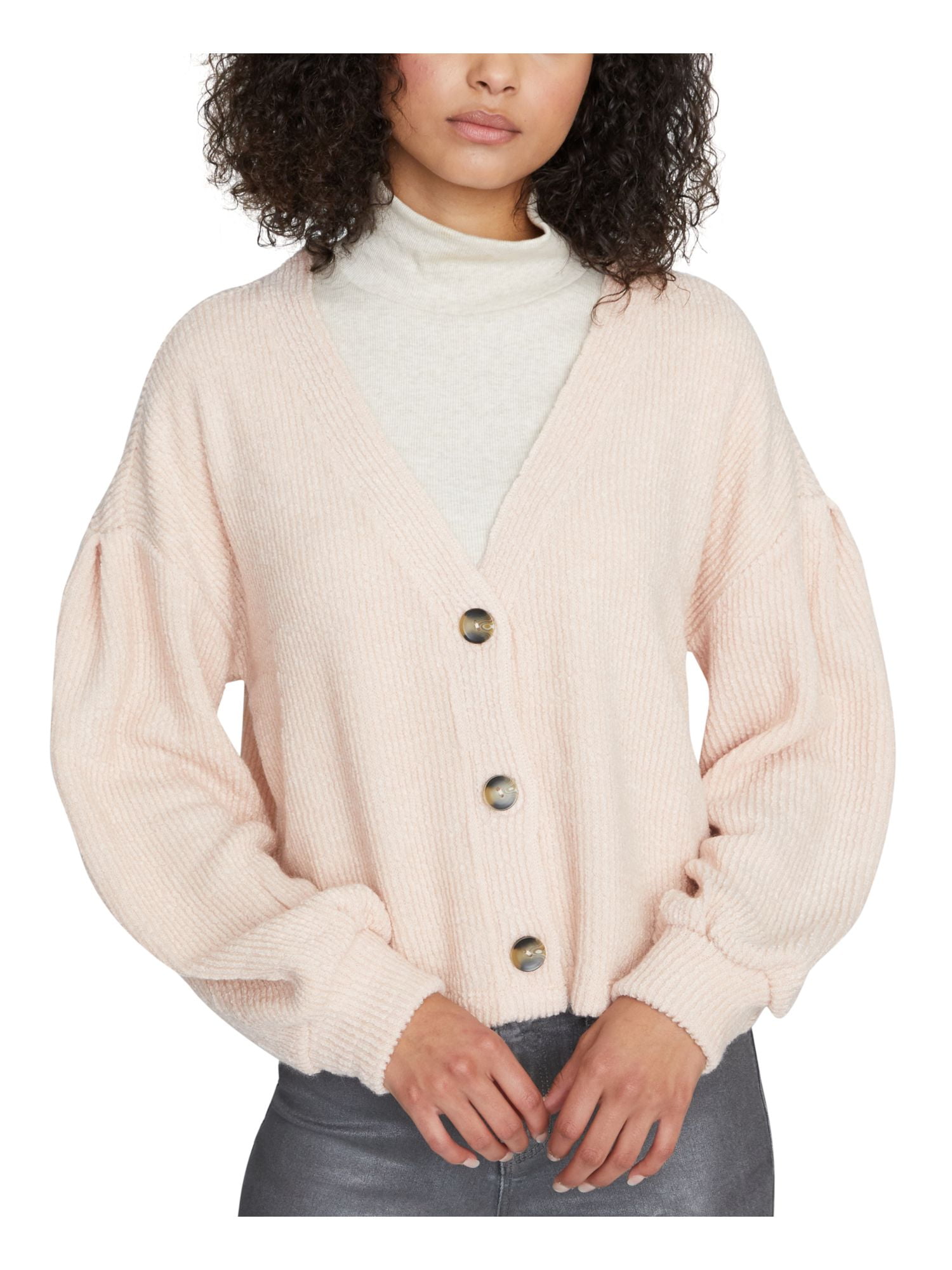 womens pink cardigan