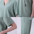 thumbnail image 4 of Female Doctor Uniform - Beauty Salon & Dental Clinic Scrubs | Nurse Work Clothes | Short Sleeve & Long Pants | Women’s Leisure Medical Wear | Sports Style Healthcare Attire, 4 of 10