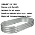 thumbnail image 5 of Nana Guard Galvanized Raised Garden Bed Kit 2Pack 8ft, Galvanized Planter Boxes Outdoor, Oval Metal Raised Garden Beds, 5 of 7
