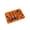 Orange, variant on Halloween Ghost Dog Door Mat, Outdoor Coir Entrance Mat for Porch, Spooky Decor for Home Outdoor Entryway Brown