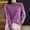 Dark Purple, variant on NMMUED Mock Neck Sweater Tops for Women Womens Long Sleeve Tops Mock Neck Tops for Women Tunic Sweaters for Women Pull Over Sweaters Womens Basic Sweaters for Women Beige L