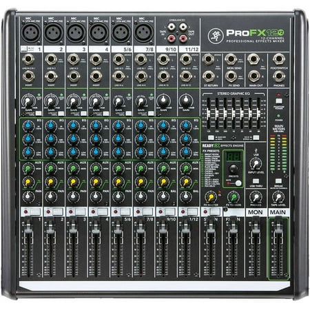 Mackie PROFX12V2 12-Channel Compact Mixer with USB and