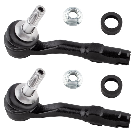 BOXI Front Driver Passenger Side Outer Tie Rod Ends Fit for BMW E60 E65 525i 528i 530i 535i 545i 550i 645Ci 650i 745i 745Li 750i 750Li 760i 760Li Alpina B7 M5 M6 2002-2010 / ES800478