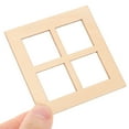 thumbnail image 6 of 50 Pcs Doll House Decoration Dollhouse Accessories Tiny Window Mini Wooden Furniture Small, 6 of 6