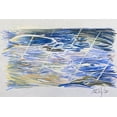 thumbnail image 2 of Segal, Alan 14x11 Gold Ornate Wood Framed with Double Matting Museum Art Print Titled - Rain Drops, 2 of 4