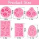 thumbnail image 2 of Set of 6 fondant moulds, mini flower moulds, butterfly moulds, leaf moulds, non-stick silicone moulds for cake decoration - butterfly/rose/leaf., 2 of 4