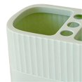 thumbnail image 4 of Pen Holder Large Capacity 2 Compartments Cute Cartoon Pattern Sturdy Pencil Organizer Cup for Office Students Home Light Green, 4 of 4
