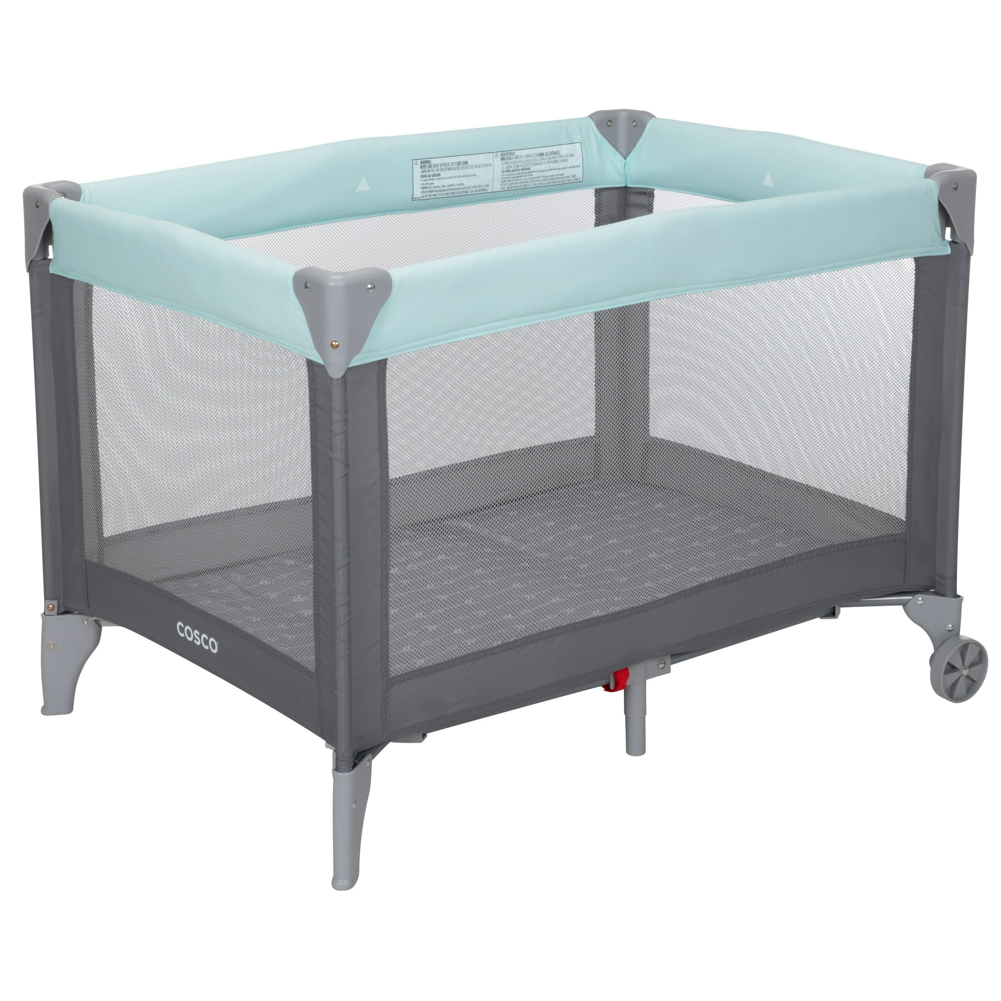 Cosco Kids Funsport Portable Compact Baby Play Yard with Carry Bag, Gray Arrows