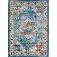 thumbnail image 1 of Couristan A1680273023076U 2 ft. 3 in. x 7 ft. 6 in. Gypsy Ely Power Loomed Rectangle Area Rug - Aqua, Multicolor & Ivory, 1 of 1
