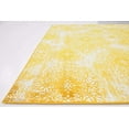 thumbnail image 5 of Unique Loom 3141638 8 x 8 Pi Grand Tapis Carré Sofia&44; Jaune, 5 of 5
