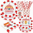 thumbnail image 1 of Set de artículos de fiesta con temática de carnaval de Recheel para 24 invitados, 1 of 6