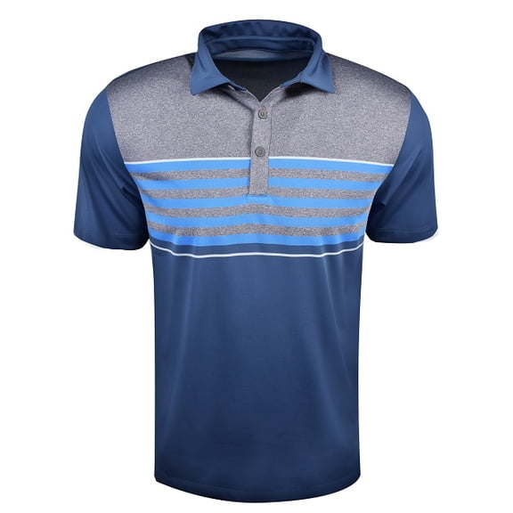 Columbia Golf Omni-Wick Clayton Hills Polo Dark Mountain/Blue Small