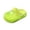 1-Green363, variant on Girls Solid Jelly Slippers Casual Beach Breathable Non- Soft Sole Garden Clogs