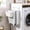 C, variant on Collapsible Wall Mount Laundry Hamper with Small Storage Basket, Hanging Clothes Organizer with Free Hooks for Bathroom Laundry Room