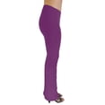 thumbnail image 2 of Vivian's Fashions Flare Bottom Pants, Junior Size (Purple, Small), 2 of 3
