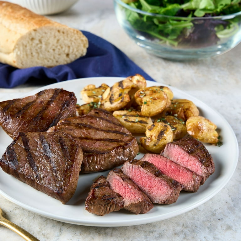Top Sirloin Beef Steak, 4 or 6 per Tray, Family Pack, Fresh, 1.2 - 2.0 lb