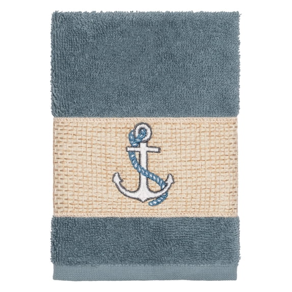 Linum Home Textiles Easton Turkish Cotton Embellished Washcloth