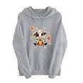 thumbnail image 3 of Aimik Womens Funny Cow Graphic Hoodies Sweatshirts Long Sleeve Pullover Tops with Drawstring Pockets Fall Loose Comfy Hoodied Tops, 3 of 6