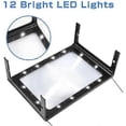 thumbnail image 2 of Reading Magnifying Glass for Seniors - Illuminated Desk Magnifying Lamp - 25X Rectangular Magnification, 2 of 4