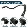 thumbnail image 4 of Manguera del radiador Unique Bargains Manguera de calefacción del radiador Manguera de salida del radiador No.11537848501 para BMW M4 3.0L 2015-2020 Goma Uppipe Negra 1 Pc, 4 of 6