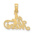 thumbnail image 4 of FB Jewels 14K Yellow Gold #1 Niece Pendant, 4 of 4
