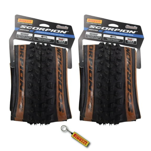 Pirelli Scorpion Enduro S Classic (29" x 2.4) Mountain Bicycle Tires (2 Pack)