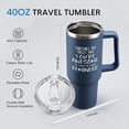 thumbnail image 4 of Christmas Gifts for Men,Inspirational Birthday Gifts for Him Husband Dad and Boyfriend,40 oz Tumbler with Handle and Straw - Navy Blue, 4 of 6