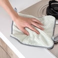 thumbnail image 5 of Super Absorbent Washable & Reusable Cleaning Cloths for Kitchen and Hand Use, Soft Cotton & Microfiber Eco-Friendly Paperless Towels, Non-Stick Oil Dish Cloths for Household Cleaning, 5 of 6