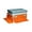 2 long-Orange, variant on Auto Trunk Fixed Rack Holder Trunk Storage Box Baffle Multifunction Trunk Sundries Fixed Partition Luggage Fixed Bracket