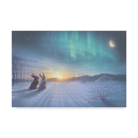 Trademark Fine Art 'Lovely Lovely Night' Canvas Art by Kirk Reinert