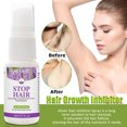 thumbnail image 2 of 20ML Natural Permanent Hair Growth Inhibitor Hair Removal Suppression Spray Body Care, 2 of 10