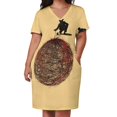 thumbnail image 3 of Vestido de bolsillo suelto con conexión abstracta, vestidos de lujo, vestidos de verano para mujer 2025, vestidos para eventos especiales, 3 of 7