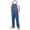 Stonewashed, variant on NY Threads 100% Cotton Premium Denim Bib Overalls for Men Relaxed Fit, 40Wx32L, Indigo