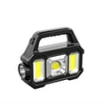 thumbnail image 2 of Rewenti Multi Function Outdoor Work Light Solar Rechargeable Handheld Lamp with Usb Charging Feature and Water Repellent Build for Camping Hiking and Emergency Use, 2 of 6