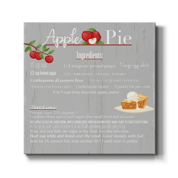 Apple Pie-Premium Gallery Wrapped Canvas - Ready to Hang