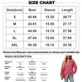 thumbnail image 4 of Stichou Womens Waffle Button Down Shirts Casual Long Sleeve Knit Trendy Fall Shacket Jacket Boyfriend Tops Hot Pink S, 4 of 7