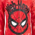 thumbnail image 4 of Marvel Avengers Spider-Man Little Boys Long Sleeve T-Shirt Little Kid to Big Kid, 4 of 5