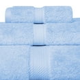 thumbnail image 6 of Premium Egyptian Cotton Highly Absorbent Assorted 3-Piece Plush Towel Set - 30" x 55", 20" x 30", 13" x 13", 6 of 7