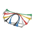 thumbnail image 1 of 6 Piezas de Amplificador de ángulo de de Conector de sonido de Pedal de de Bajo de Guitarra, CUTICAT Guitarra pedal de efectos Cable Patch, 1 of 5