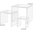 thumbnail image 2 of Acrylic Riser Set 6 Premium Three Piece Riser Sets, 2 of 9
