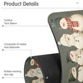 thumbnail image 4 of Yayeee Faucet Mat for Kitchen Sink 14.7" Diatomite Long Splash Guard Pad, Gray Snowmen, 4 of 7