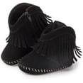thumbnail image 5 of Baby Girls Cowboy Tassel Boots Side Zipper Moccasins Soft Bottom Non-Slip Toddler Shoes, 5 of 6