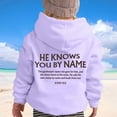 thumbnail image 3 of HUITKMM Girls Winter Casual Wear Round Neck Letter Print Pullover Hoodies and Sweatshirts for Outdoor Activities Daily Comfort Kids Ages 2 13 42, 3 of 6