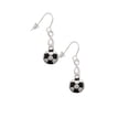 thumbnail image 3 of Delight Jewelry Silvertone Soccer ball Silver tone Infinity French Earrings, 3 of 4