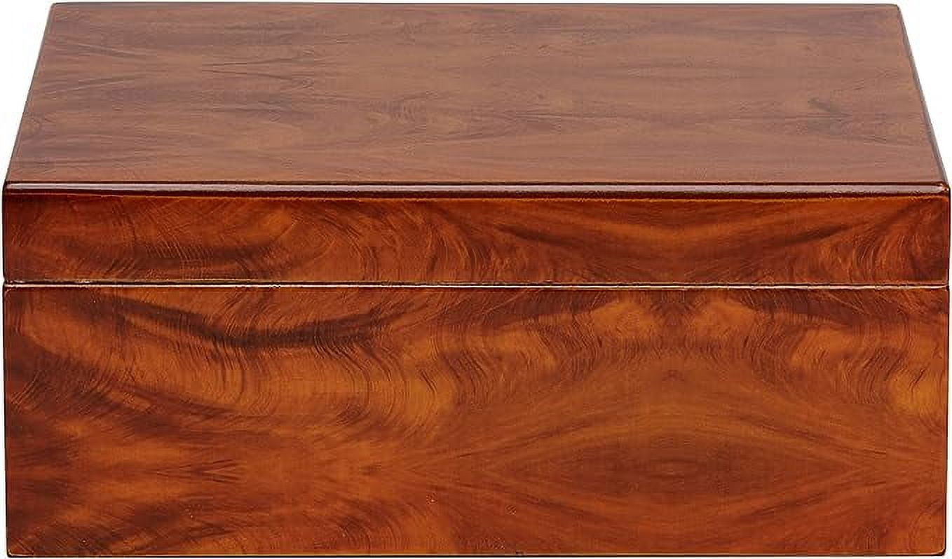 Humidor Supreme Orleans Group Burl Humidor, 40 Count