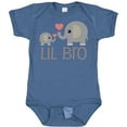 thumbnail image 3 of Inktastic Lil Bro Matching Elephant Boys Baby Bodysuit, 3 of 5